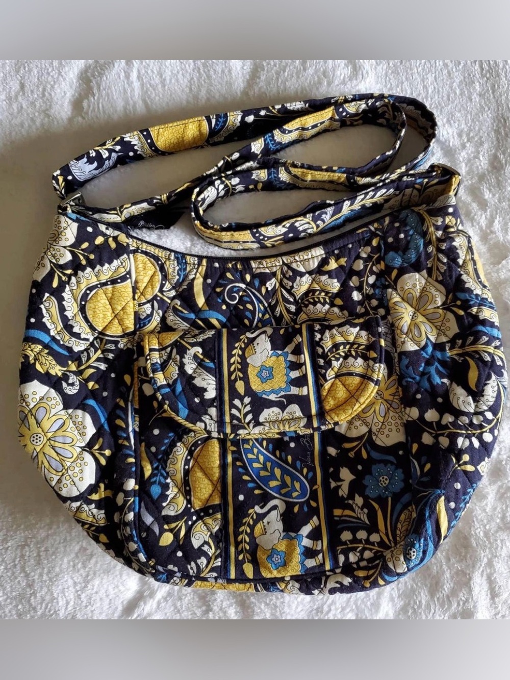 Vera Bradley Retired Ellie Blue (2012)crossbody bag